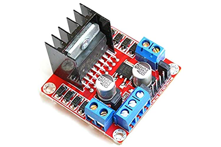 L298N Dual H‑Bridge Motor Driver Module