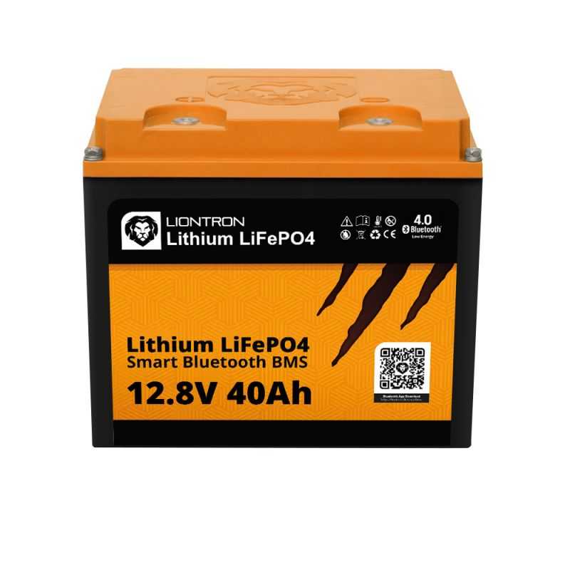LiFePO4 Battery, 12V 40Ah