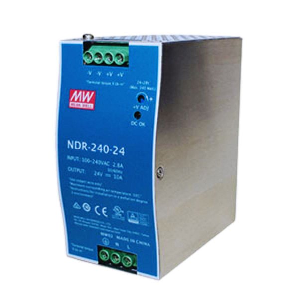 NDR-240-24 24V 240W DIN Rail PSU