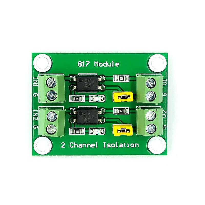 PC817 2-Channel Optocoupler Isolation Module