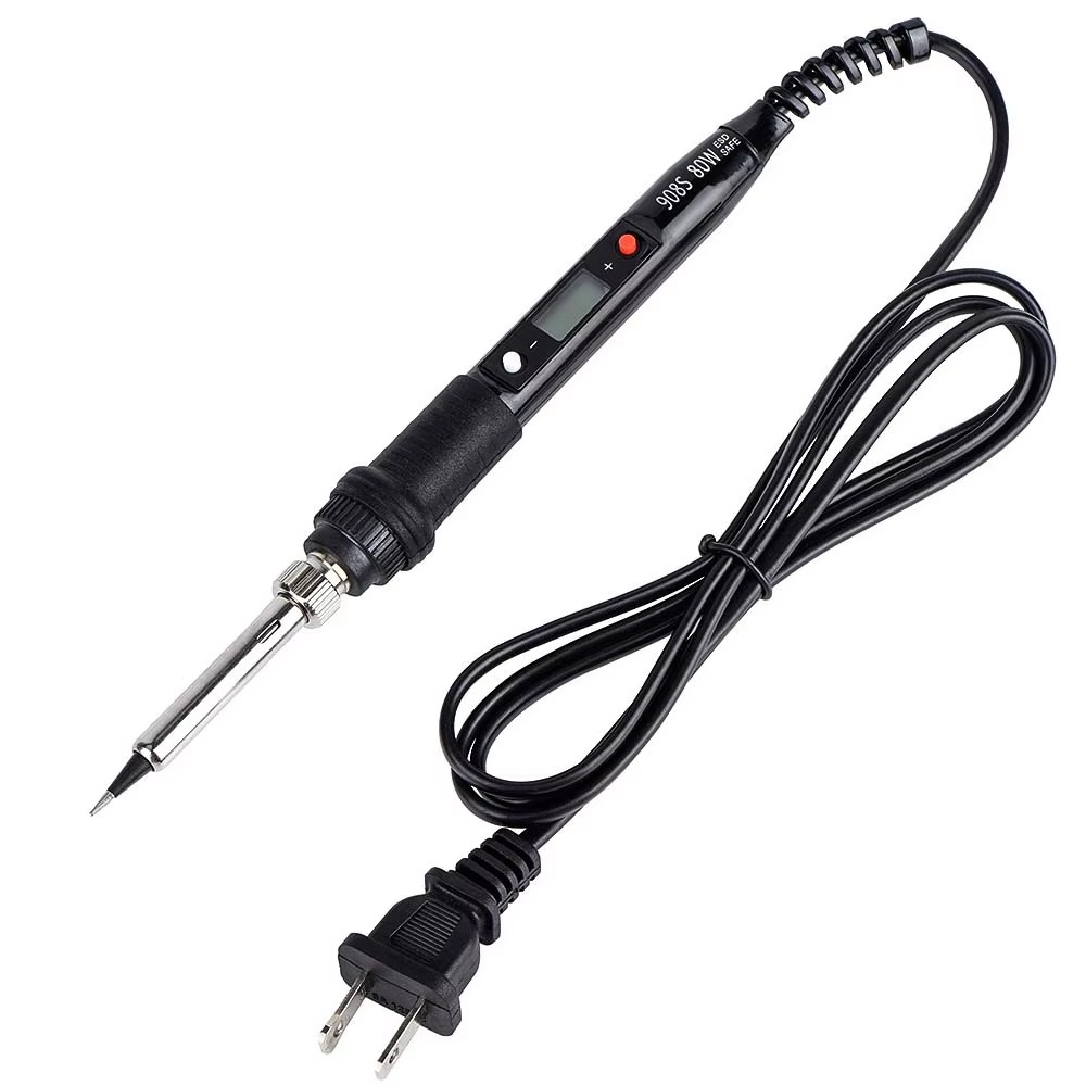 908S 80W Digital Soldering Iron Kit with LCD Display