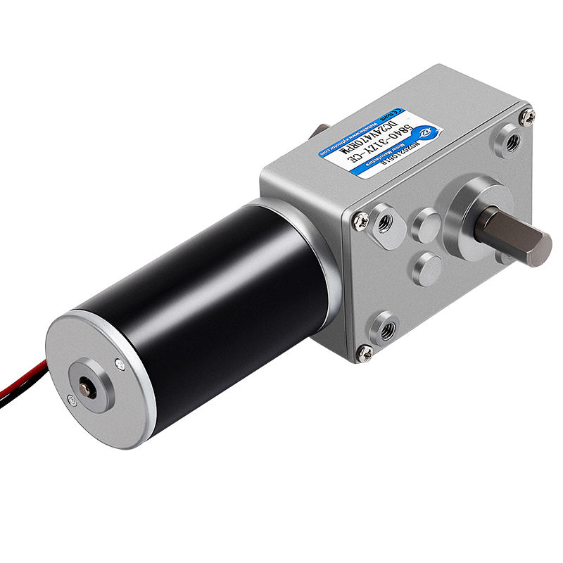 5840-31ZY 12V 160 RPM Worm Gear Motor (8mm D-Shaft)