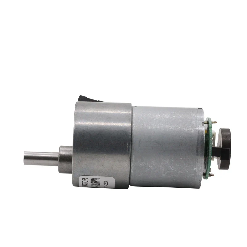 12V DC Gear Motor with Encoder (37mm, Quadrature)