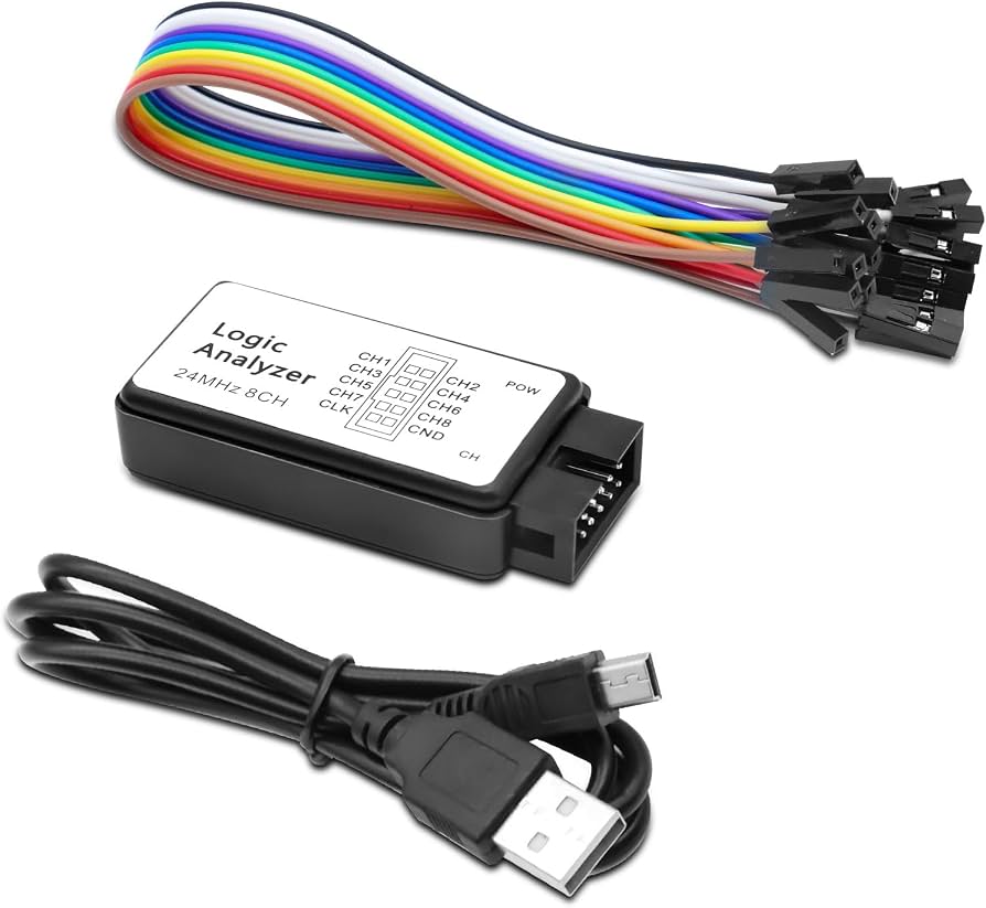 USB Logic Analyzer, 8-Channel 24MHz