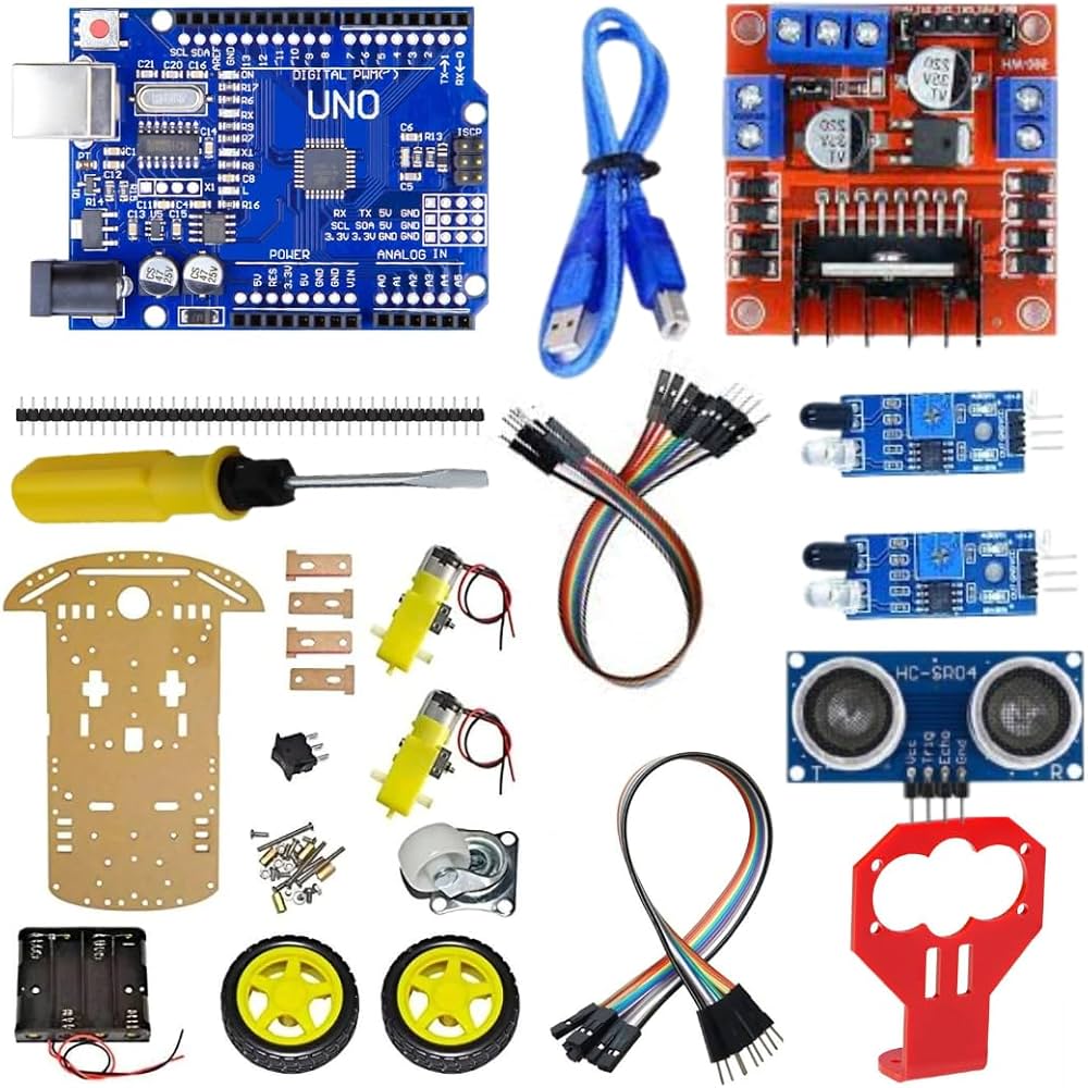 Line Follower Robot Kit (2WD)